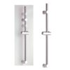 Adjustable shower riser rail