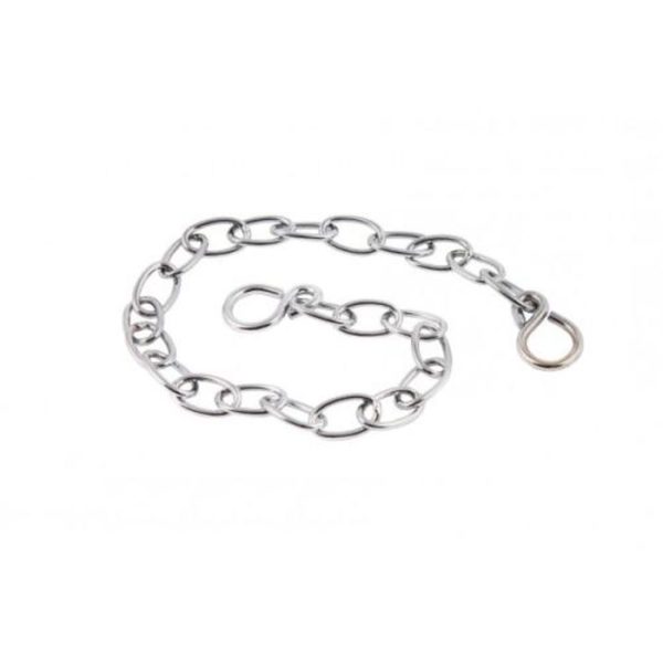 18" Brazed Link Oval Chain & Hooks - For Bath Plugs