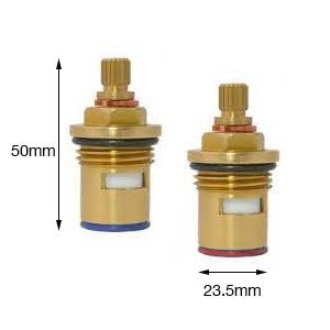 Hart 3/4" Short Length Quarter Turn Tap Glands - 50mm Tall