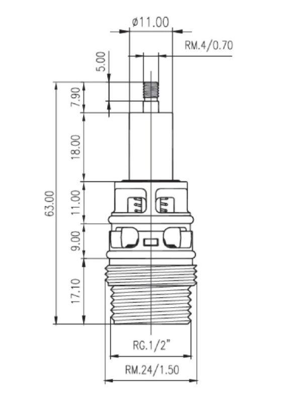 Sedal Eco Pull Up Tap Diverter Mechanism - Image 2