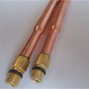 Rigid Copper Tap Connectors (pair) - 10mm thread