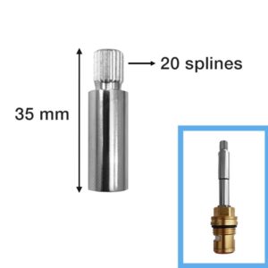 Tap Valve Spline Extender - Extends Spline 25mm