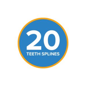 20 Teeth Splines