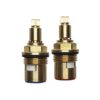 51mm Tall Quarter Turn 1/2" BSP Valves  (Pair) - 24 Teeth/No Upper Thread