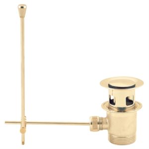 Gold Plated Basin Pop Up Waste Set