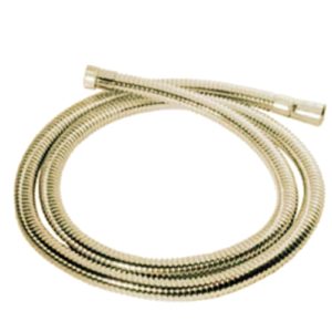 Gold plated 12mm luxury large bore shower hose -1.5M