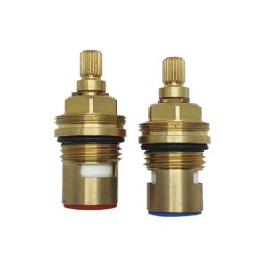 49.5mm Tall Quarter Turn 1/2" BSP Valves  (Pair) - 20 Teeth