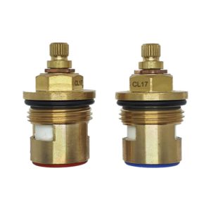 47mm Tall Quarter Turn 3/4" BSP Valves  (Pair) - 24 Teeth