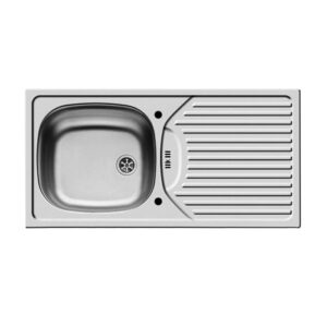 Pyramis CA1 Spacesaver Kitchen Sink & Drainer - 860 x 435mm