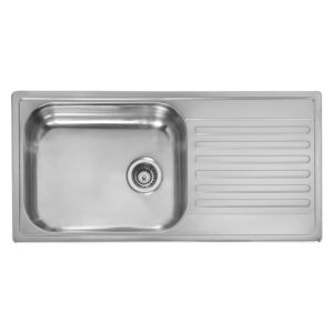 Reginox Extra Deep Bowl Kitchen Sink & Drainer - 1000 x 500