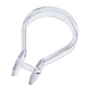 Universal Shower Curtain Hooks - Clear