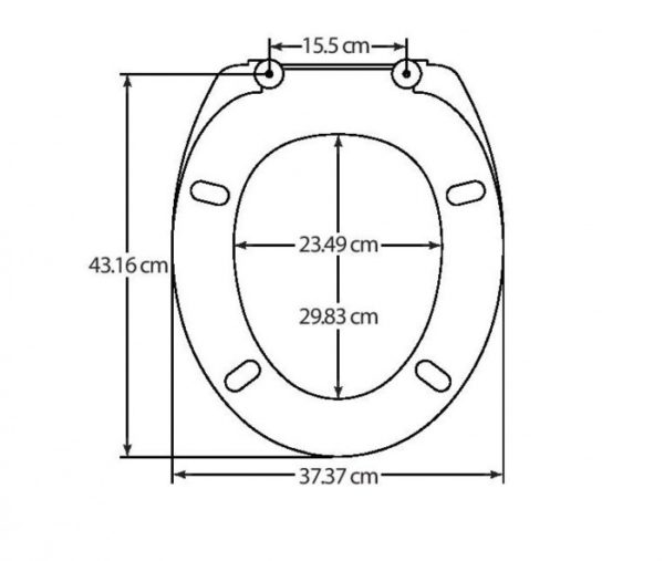 Bemis Durolux Toilet Seat - Non Loosening, Stainless Hinges - Image 2