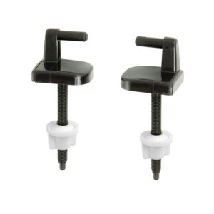 Bemis Replacement Toilet Seat Hinges - Black