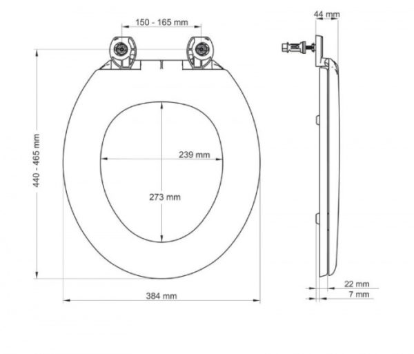 Stirling Damage Resistant Toilet Seat - Image 2