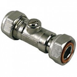 Isolating valve - 1/2"BSP x 15mm