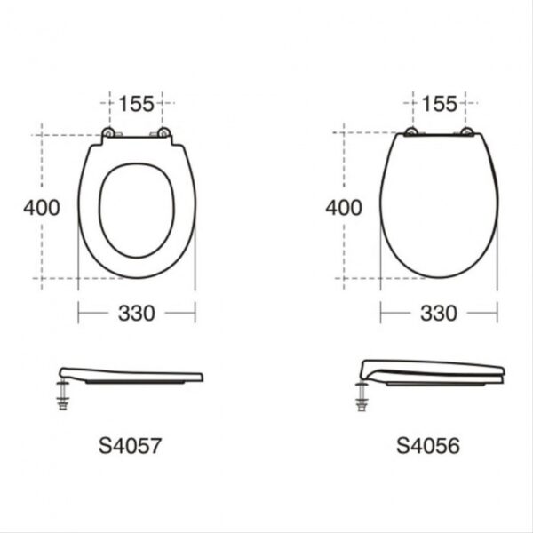 Armitage Shanks Contour 21 Schools Toilet Seat - Image 2
