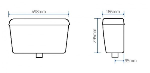 Dudley Diplomat Lever Operated WC Cistern - Image 2