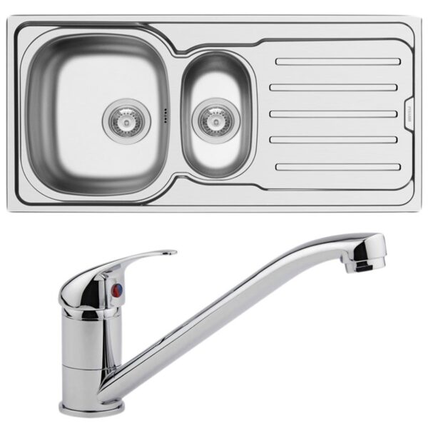 Arley 100 x 50 Kitchen Sink & Tap Pack