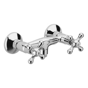 Traditional Cross Handle Breech Shower Valve - For All Water Pressures