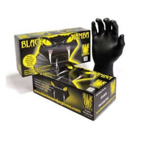 Black Mamba Disposable Nitrile Gloves - EXTRA LARGE