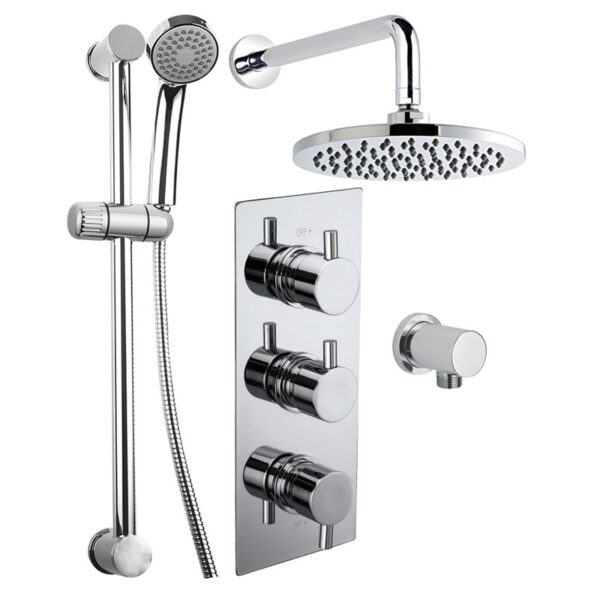 Trisen Nalor Concealed 2 Way Thermostatic Shower Set
