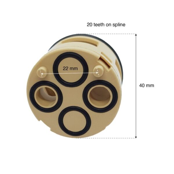 Torrent 2 Way Diverter Cartridge - 40mm - Image 2