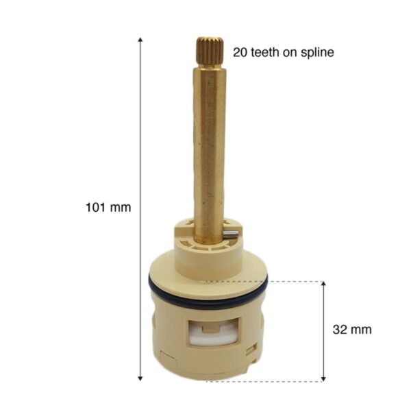Torrent 2 Way Diverter Cartridge - 40mm