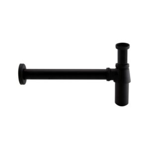Traditional Matt Black Bottle Trap -1.25" BSP