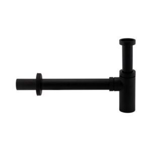 Kingsway Contemporary Basin Bottle Trap -Matt Black