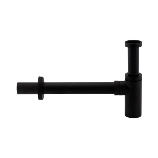 Kingsway Contemporary Basin Bottle Trap -Matt Black