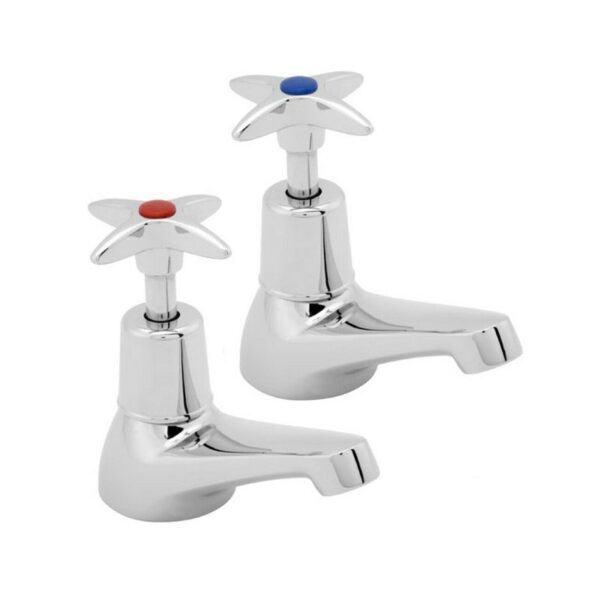 Deva Cross Handle Basin Taps