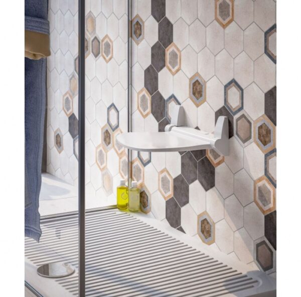 Gedy Sound Wall Fitted Shower Seat - Image 3