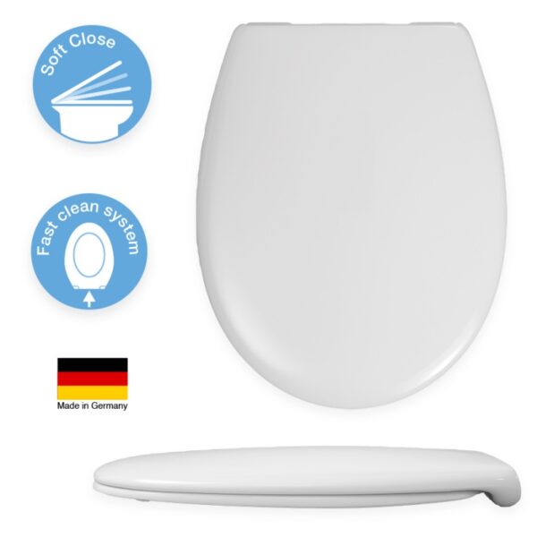 Taurus Valet Toilet Seat - Soft Close Hinges