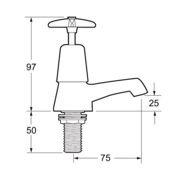 Deva X-Top Basin Taps - Image 2