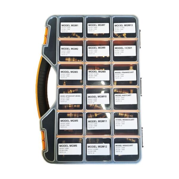 Plumbers Professional Repair Valve Tap Case - 18pcs x 1/2" BSP Valves
