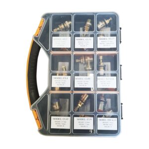 Plumbers Professional Repair Valve Tap Case - 9pcs x 3/4" BSP Valves