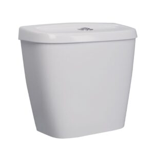 Arleypro Ceramic Low Level Push Button Cistern - Bottom Entry